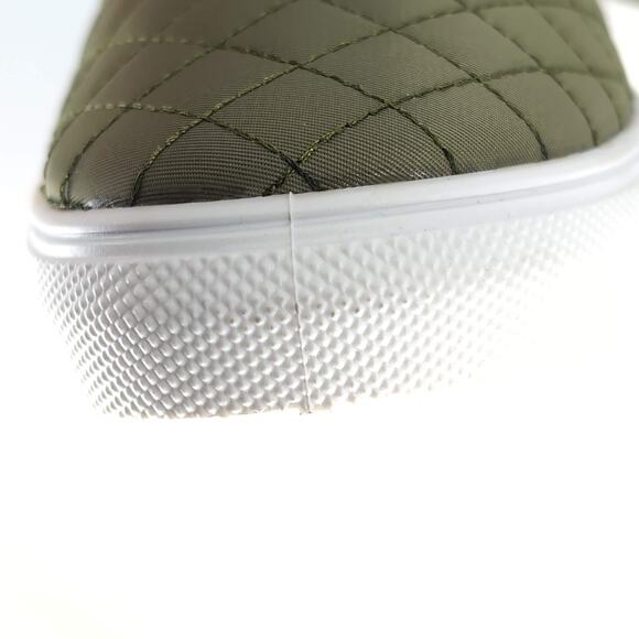 Serra Women's Slip On Olive Green Quilted Design Sneakers NEW with Box - Size 10 - Picture 10 of 15
